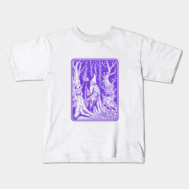 WIZARD OF SHROOMS V3 Kids T-Shirt by OKVLT